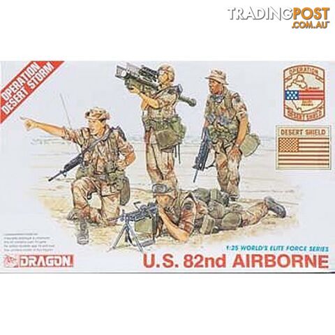 DRAGON 1/35 US 82nd Airborne 3006 PLASTIC MODEL KIT - DRAGON
