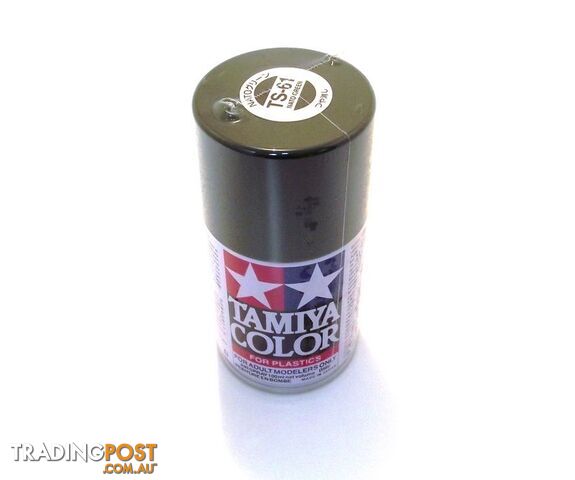 TS-61 TAMIYA ACRYLIC SPRAY PAINT NATO GREEN - TAMIYA PAINTS & Accessories