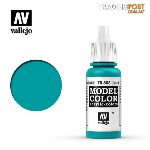 VALLEJO MODEL COLOR BLUE GREEN 17ML AV70808 - VALLEJO