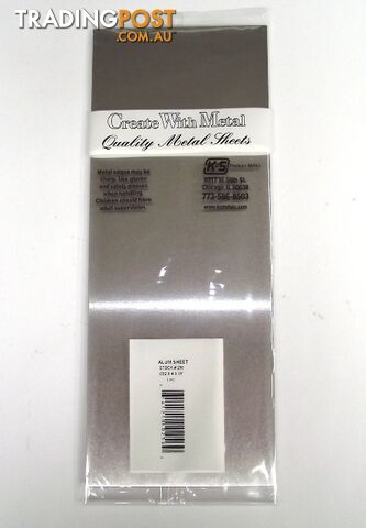 K&S METAL #256 ALUMINIUM SHEET .032 4X10' 1PC - K & S METALS