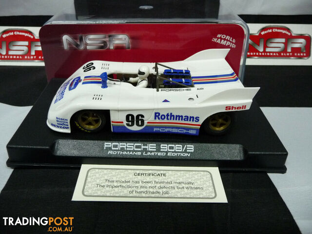 NSR 1:32 0196SW Porsche 908/3 Rothmans Limited Ed No.96 slot car also suits  scalextric/carrera - NSR - Does not apply