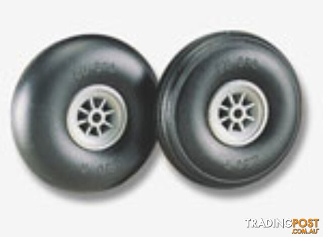 DUBRO 2 1/4' TREADED WHEELS LIGHT  225TL - DUBRO