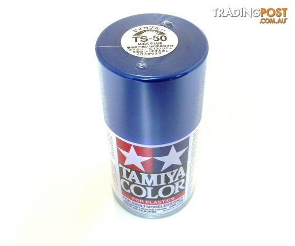 TS-50 TAMIYA ACRYLIC SPRAY PAINT BLUE MICA - TAMIYA PAINTS & Accessories