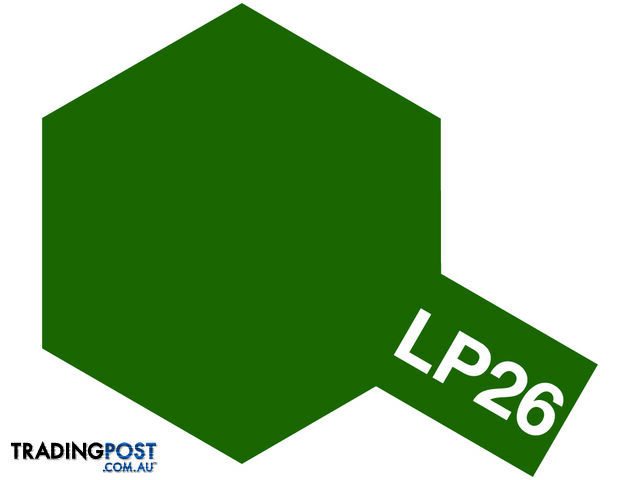 LP-26 TAMIYA LACQUER PAINT DARK GREEN (JGSDF) 10ml - TAMIYA PAINTS &...