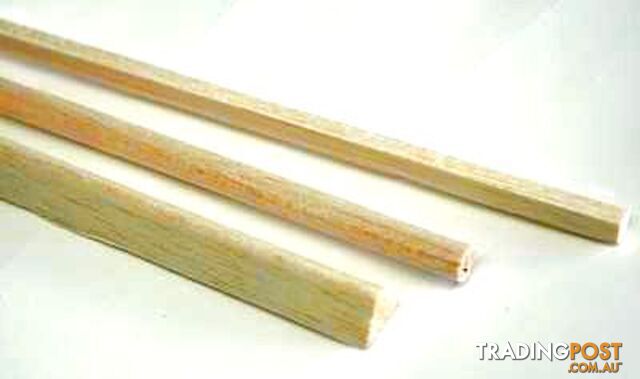 BALSAWOOD SQUARE 6.5 X 914MM RED