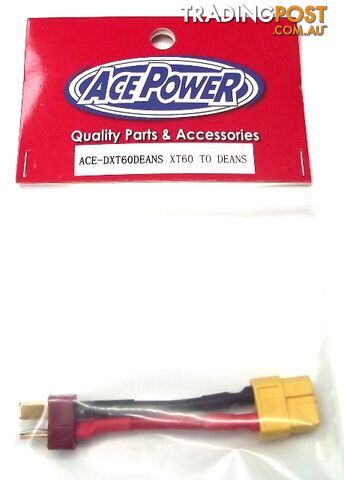 ACE XT60 TO MALE DEANS ADAPTER