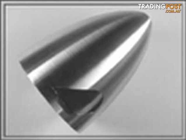 3' SP 2-BLADE 120-SLOT TRU TURN ALUMINIUM SPINNER TT3102B1