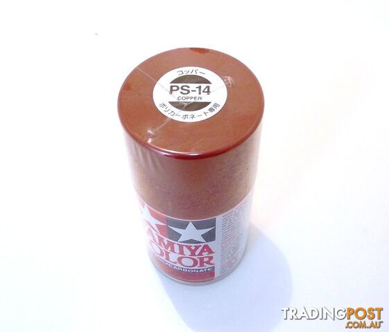 PS-14 TAMIYA POLYCARBONATE SPRAY PAINT COPPER - TAMIYA PAINTS & Accessories