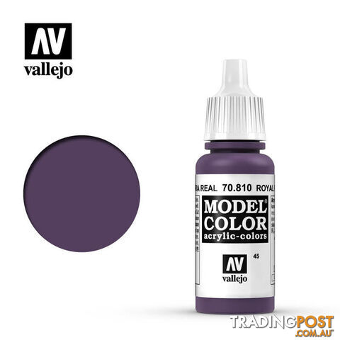 VALLEJO MODEL COLOR ROYAL PURPLE 17ML AV70810 - VALLEJO
