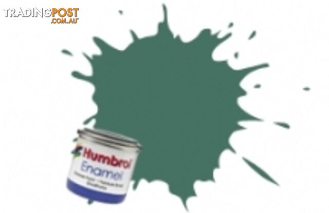 76 HUMBROL ENAMEL PAINT UNIFORM GREEN MATT - HUMBROL