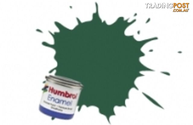 78 HUMBROL ENAMEL PAINT COCKPIT GREEN MATT - HUMBROL