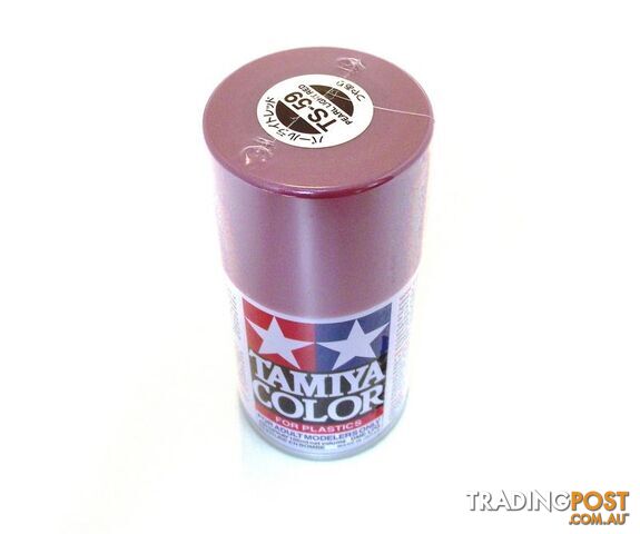 TS-59   TAMIYA ACRYLIC SPRAY PAINT  PEARL LIGHT RED - TAMIYA PAINTS &amp; Accessories