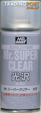 MR SUPER CLEAR UV GLOSS SPRAY PYGNB522 MR HOBBY - MR HOBBY