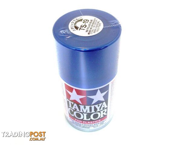 TS-19 TAMIYA ACRYLIC SPRAY PAINT METALLIC BLUE - TAMIYA PAINTS & Accessories