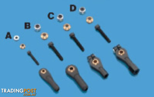 DUBRO E/X ADJ BALL LINK 4-40 2141 - DUBRO