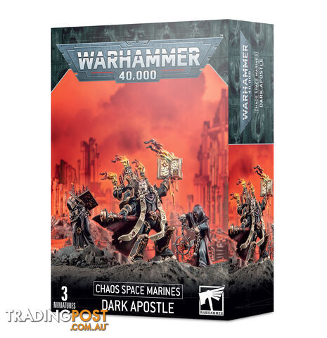 Warhammer 40&#44;000 Chaos Space Marine Dark Apostles - WARHAMMER 40K