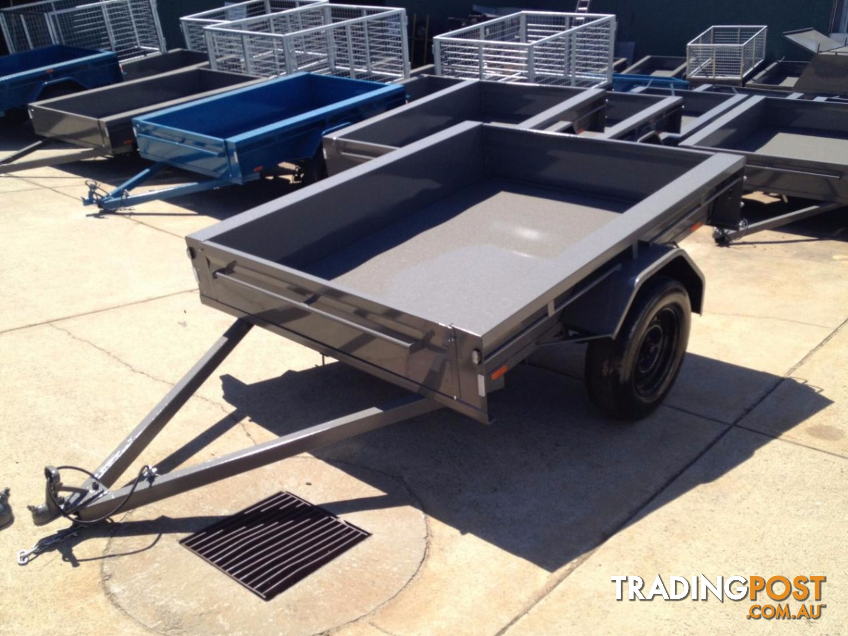 7x5 H/Duty single axle trailer. Australian Made.