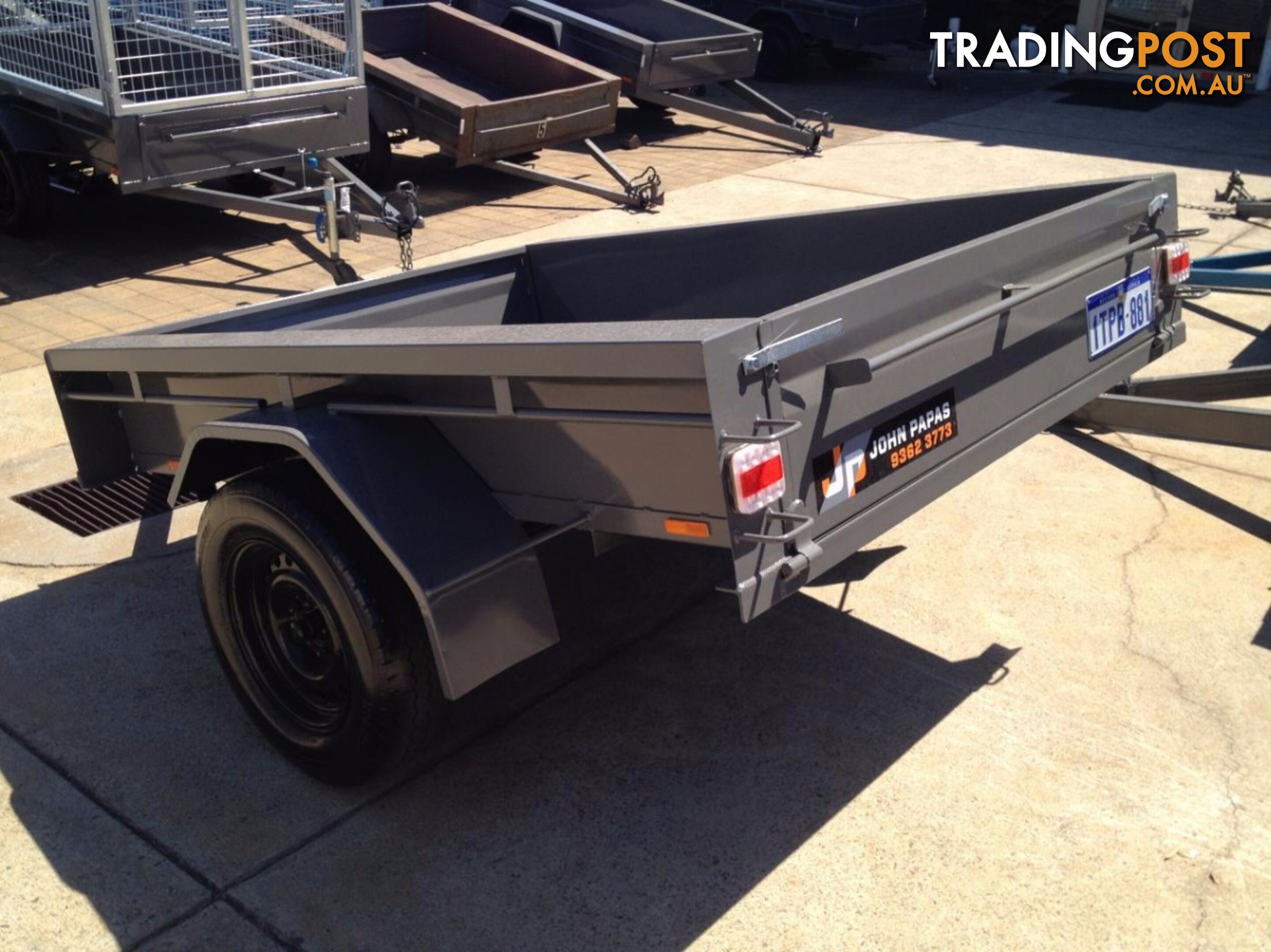 7x5 H/Duty single axle trailer. Australian Made.