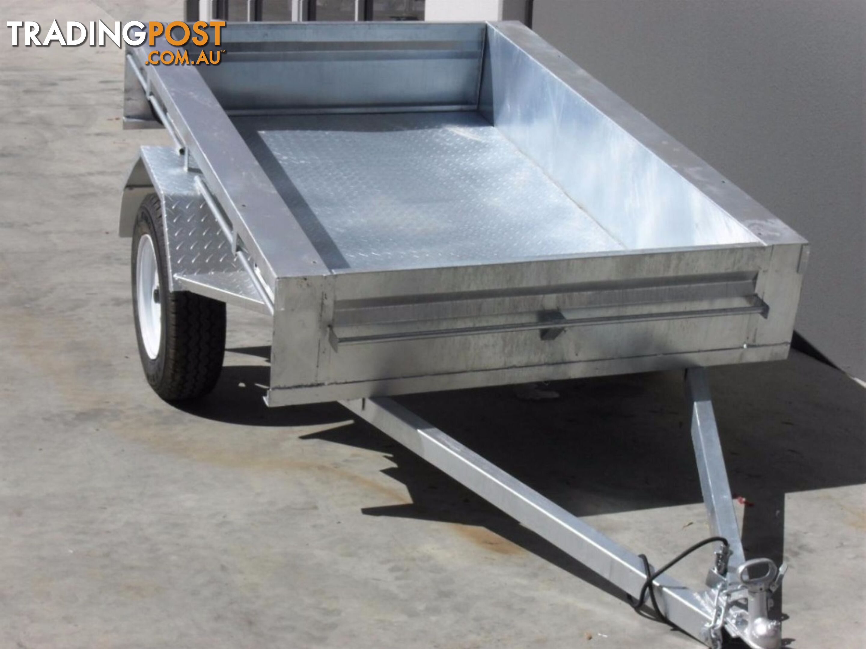 7x4 H/Duty Trailer Galvanised trailers from John Papas Trailers