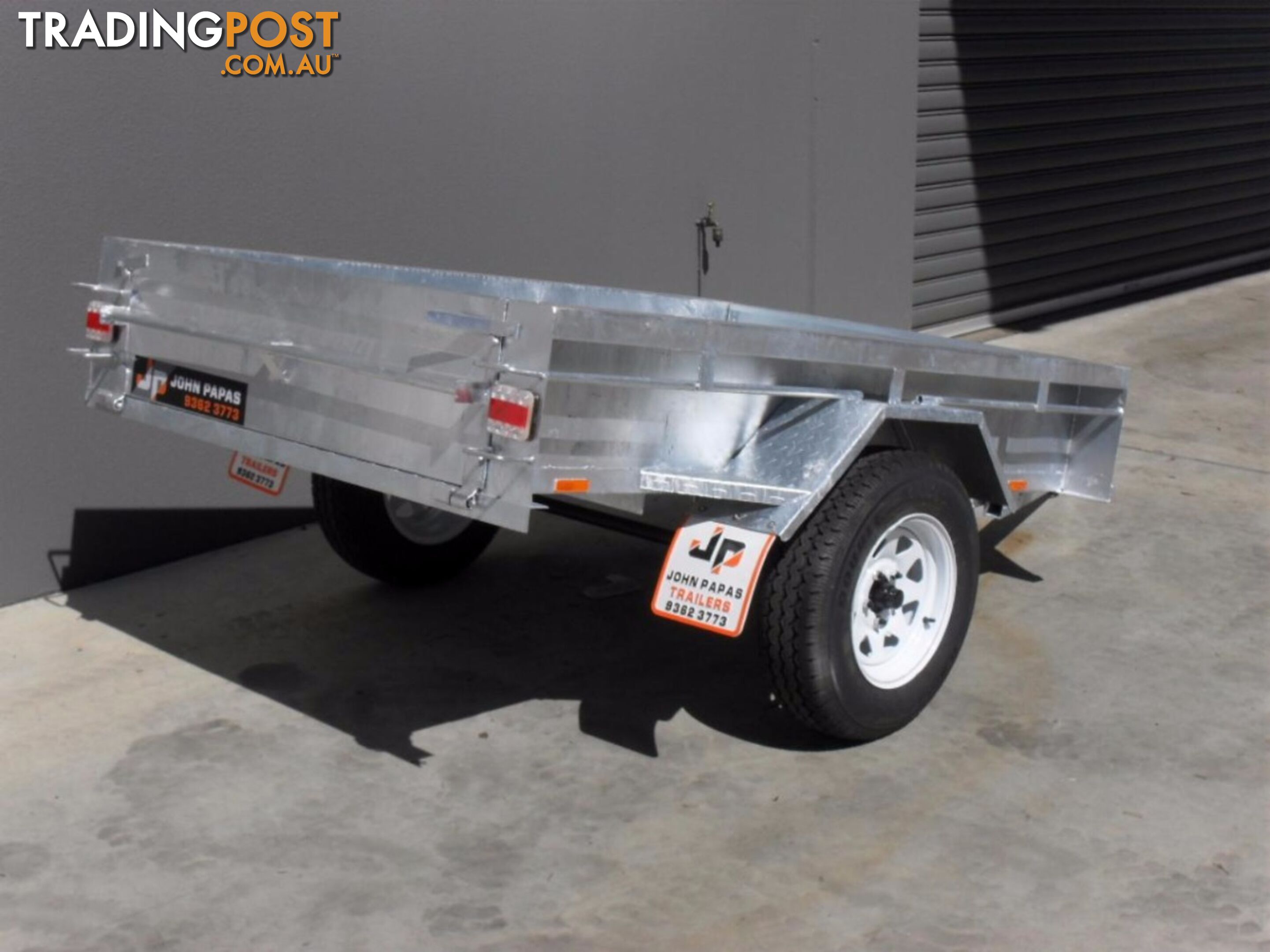 7x4 H/Duty Trailer Galvanised trailers from John Papas Trailers