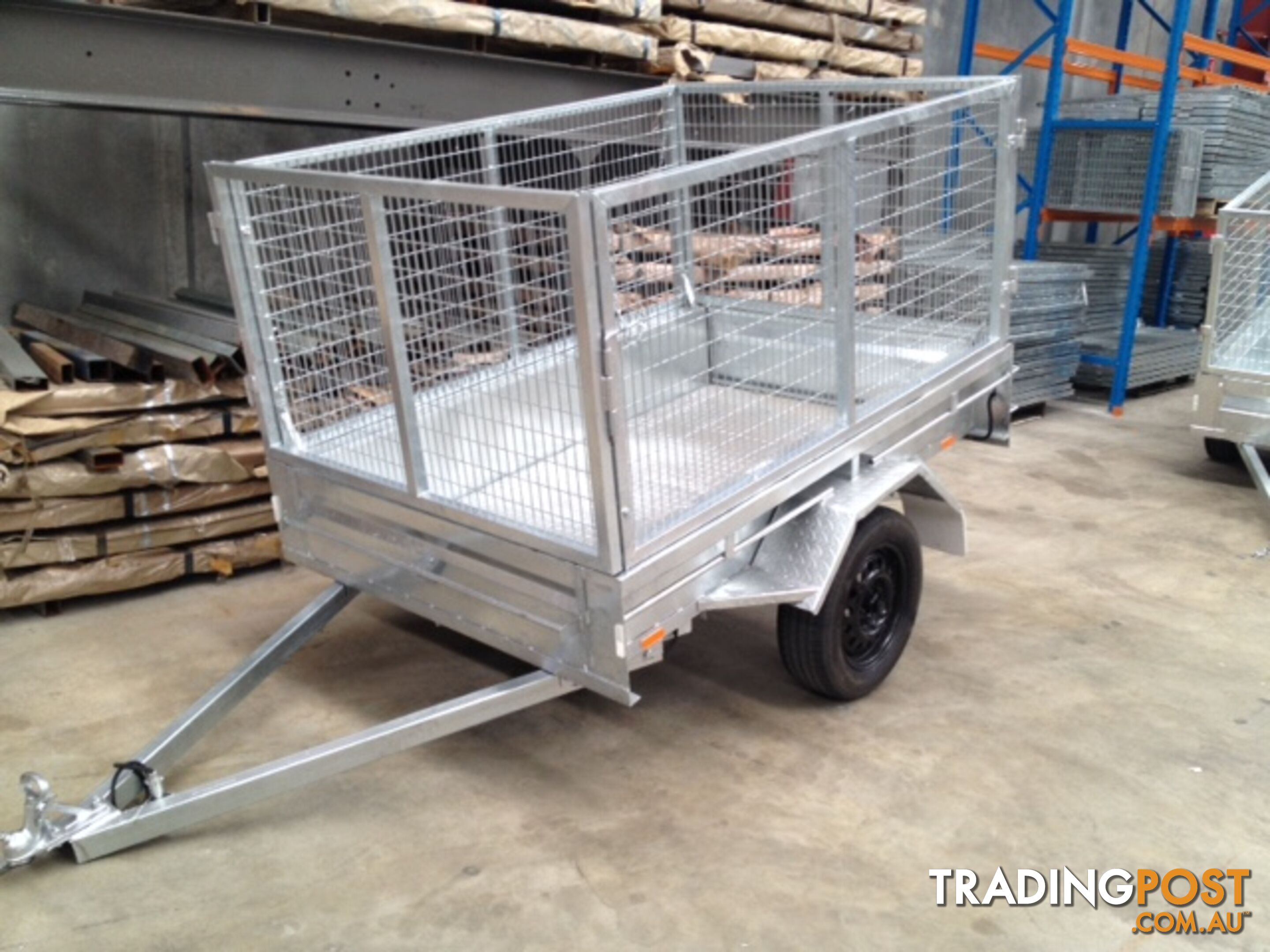 7x4 H/Duty Trailer Galvanised trailers from John Papas Trailers