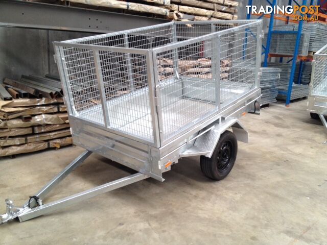 7x4 H/Duty Trailer Galvanised trailers from John Papas Trailers