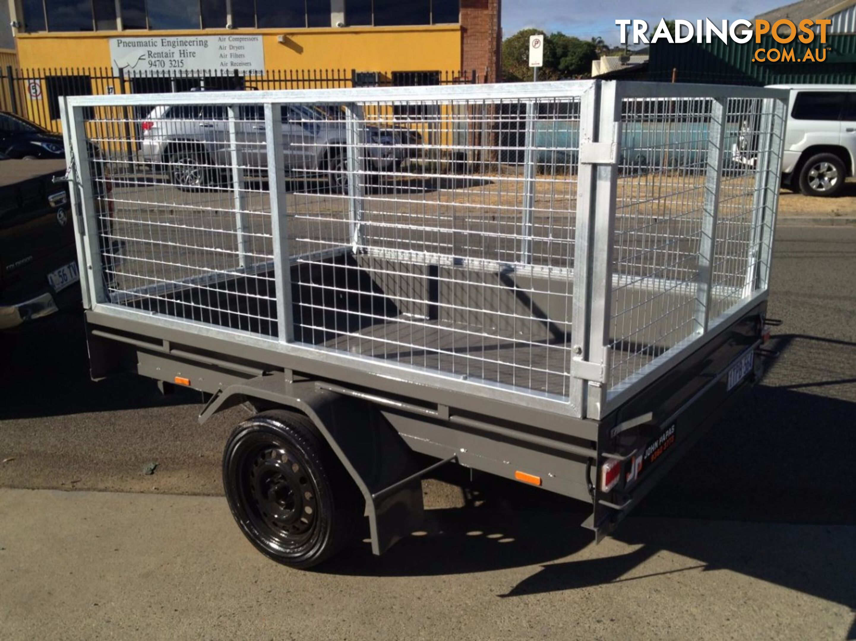 8x5 H/Duty single axle trailer. Australian Made.