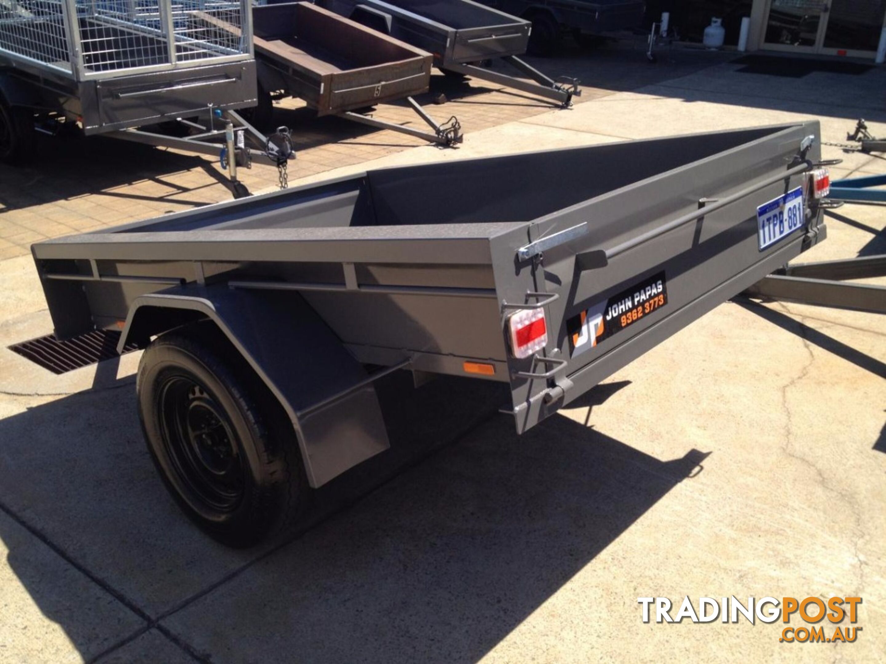 7x5 H/Duty single axle trailer. Australian Made.