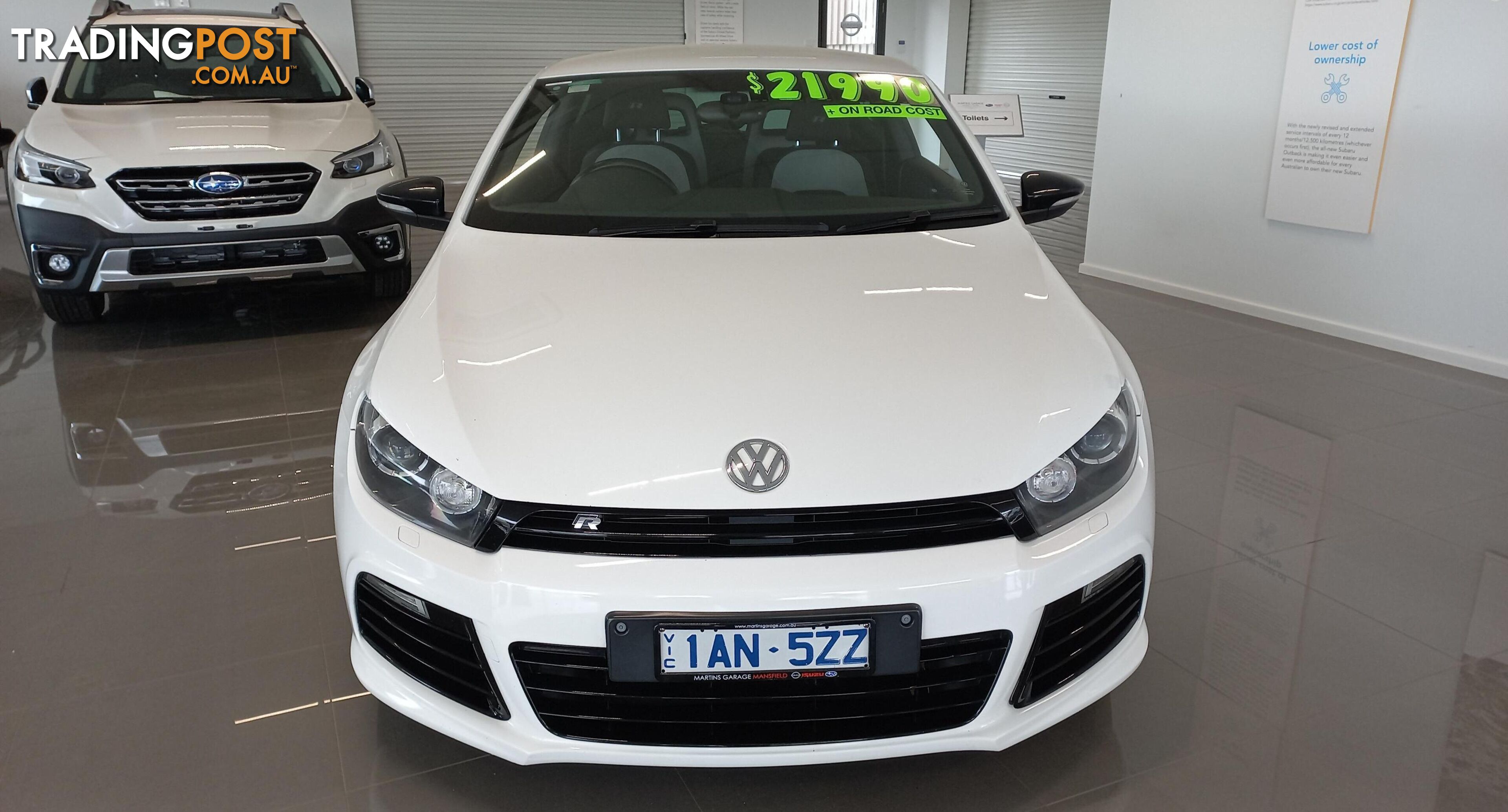 2013 VOLKSWAGEN SCIROCCO R 1S HATCH