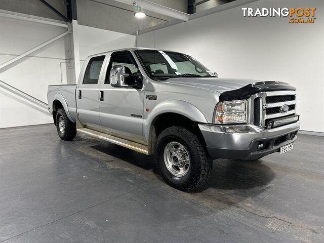2005 FORD F250 XLT (4x4) CREW CAB P/UP
