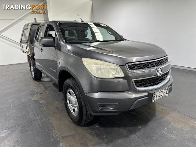 2013 HOLDEN COLORADO LX (4x4) CREW C/CHAS