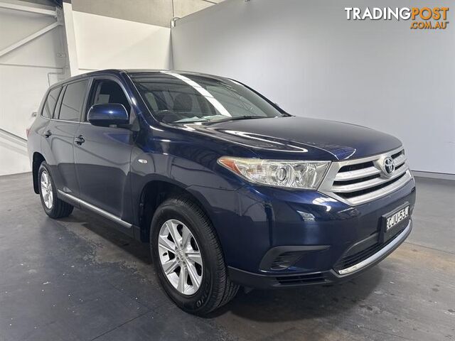 2012 TOYOTA KLUGER KX-R (FWD) 7 SEAT 4D WAGON