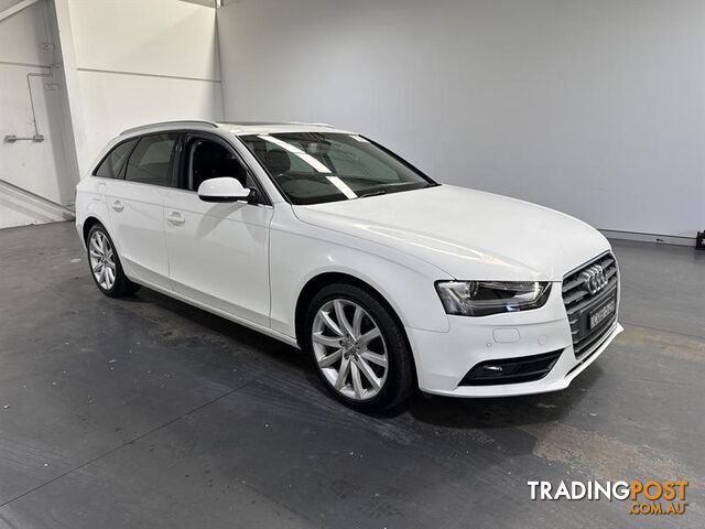 2013 AUDI A4 2.0 TFSI QUATTRO 4D SEDAN