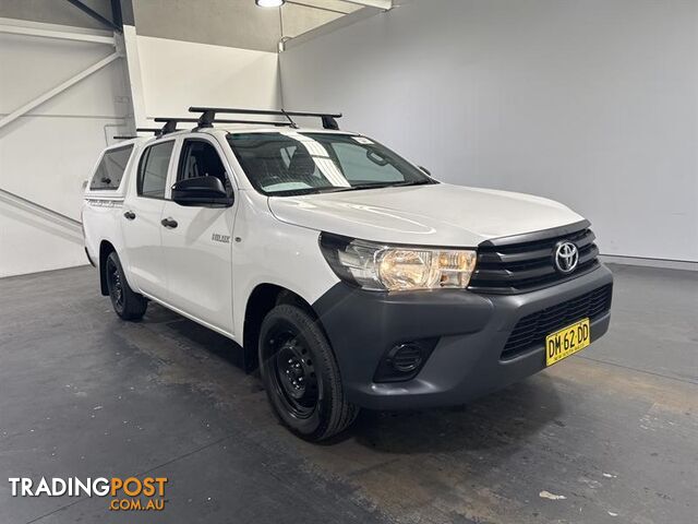 2018 TOYOTA HILUX WORKMATE DUAL CAB UTILITY