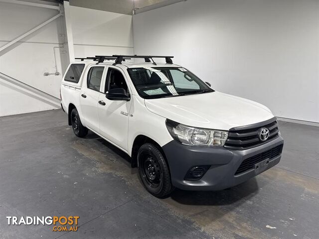 2017 TOYOTA HILUX WORKMATE DUAL CAB UTILITY