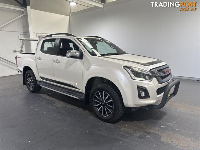 2019 ISUZU D-MAX X-RUNNER LTD ED WHITE (4x4) CREW CAB UTILITY