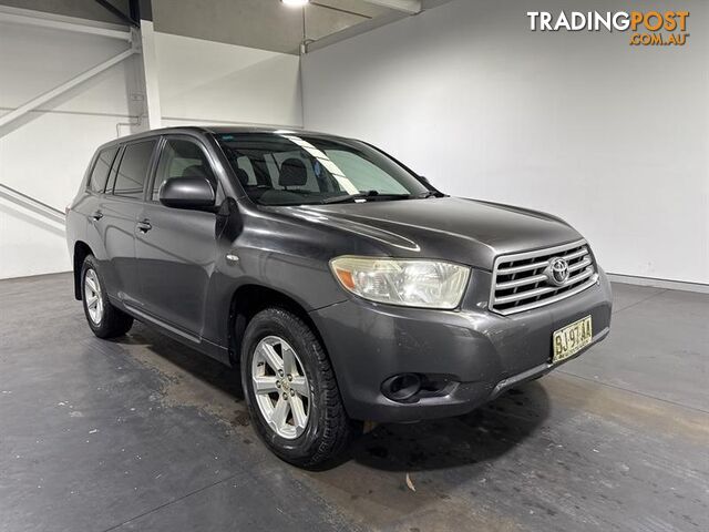 2009 TOYOTA KLUGER KX-R (FWD) 7 SEAT 4D WAGON