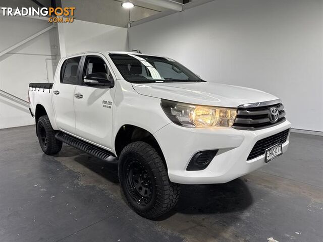 2016 TOYOTA HILUX SR (4x4) DUAL CAB UTILITY