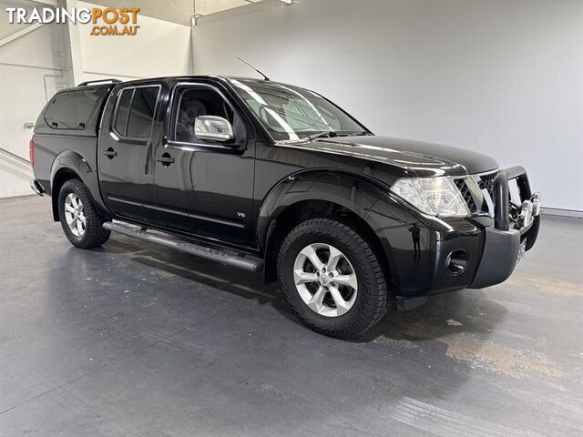 2012 NISSAN NAVARA ST-X BLACKLINE EDITION (4x4) DUAL CAB P/UP