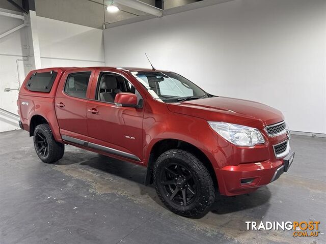 2013 HOLDEN COLORADO LX (4x4) CREW CAB P/UP