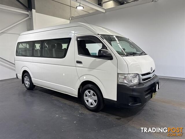 2011 TOYOTA HIACE COMMUTER BUS