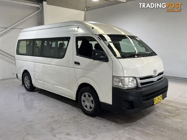 2013 TOYOTA HIACE COMMUTER BUS
