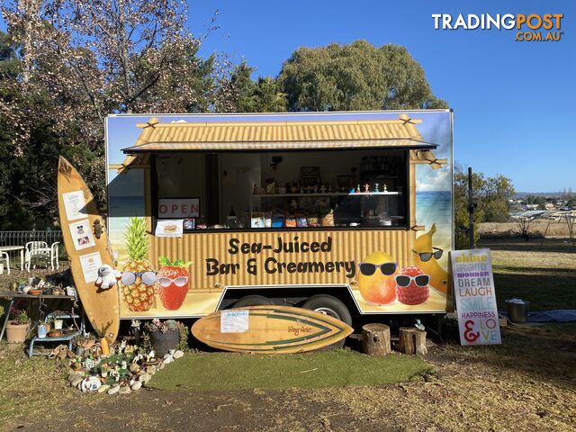 Rolled Ice Cream, Coffee &amp; Snack Van