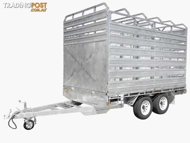 12x7 Flat Top Cattle / Livestock Trailer For Sale Townsville