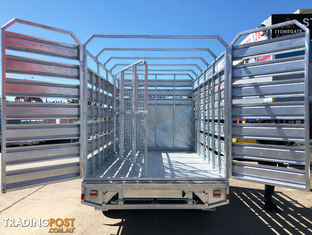 12x7 Flat Top Cattle / Livestock Trailer For Sale Townsville - photo 4 of 11