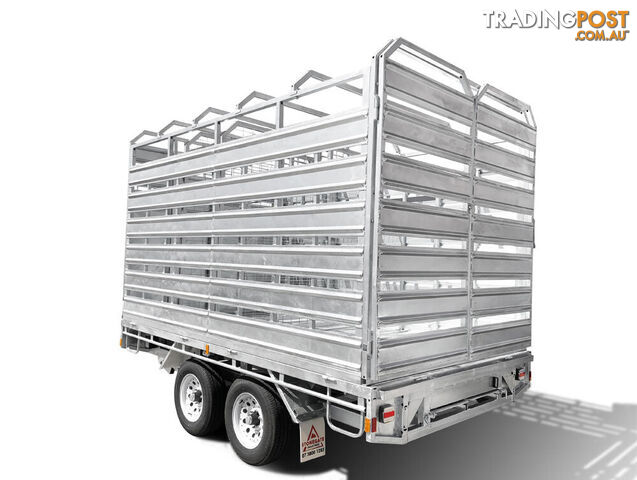 12x7 Flat Top Cattle / Livestock Trailer For Sale Townsville - photo 5 of 11