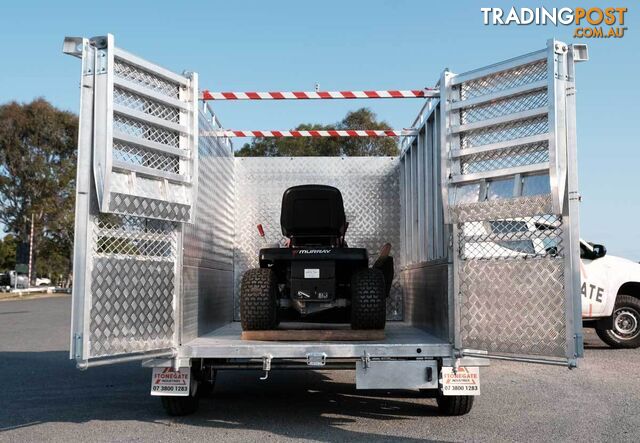 8x5 Tandem Lawn Mower Trailer For Sale with Enclosed Mower Box - photo 4 of 15