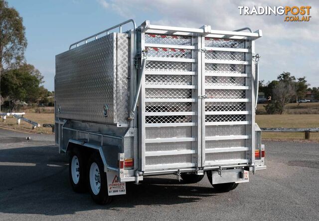 8x5 Tandem Lawn Mower Trailer For Sale with Enclosed Mower Box - photo 3 of 15