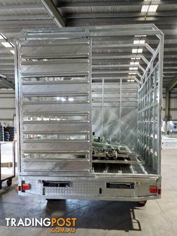 12Ã7 Hydraulic Flat Top Cattle / Livestock Trailer  - photo 3 of 10