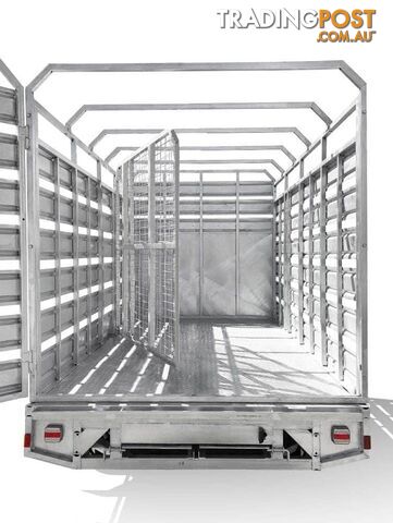 12Ã7 Hydraulic Flat Top Cattle / Livestock Trailer  - photo 5 of 10